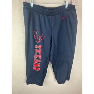 Nike NFL Team Apparel Texans Womens Activewear Sweat Pants Blue Size XL